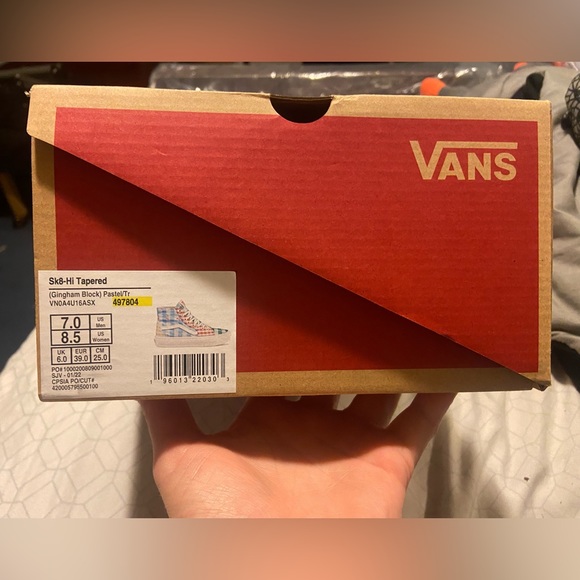 Vans sk8-hi tapered - platform high tops Wm size 8.5 - Picture 6 of 13